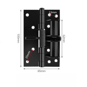 90° Automatic Door Closer Hinges Multifunctional Spring Buffer Door Closer Adjustable Closing Hinge