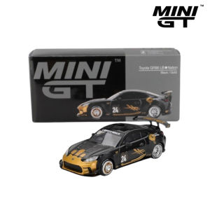 Mô Hình Xe MINI GT 1/64 Toyota GR86 LB★Nation Black Gold Chính Hãng