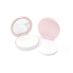 MD-K183 Wadah Bedak Tabur dengan Cermin Loose Powder Case Free Sponge / Tempat Bedak Tabur Travel