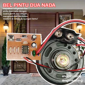 Bell pintu belum di solder