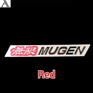 Car MUGEN Metal logo Sticker Car 3D Aluminum With Double-sided tape on Back Badge Emblem Decal For All Honda Car Series