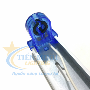 Combo 2 cái máng đèn tuýp 0.6m & 1m2 đơn nhôm sơn tĩnh điện đui xoay đước 180 độ độ bền cao