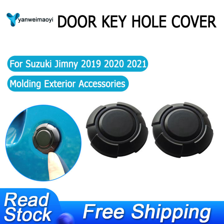 Car Door Key Hole Decoration Cover Trim Door Lock Cover ABS Molding
