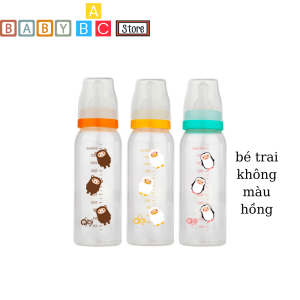 Bình Sữa Agi Bình Sữa Cổ Hẹp Nhựa PP Dung Tích 250ml Mẫu Mới