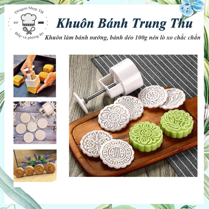 Khuôn Bánh Trung Thu 150gam hoa sen mẫu mới nhất 2021 | Shopee Việt Nam