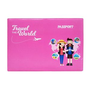 Cover Passport Seri Couple Traveling Sampul Buku Paspor Case Holder Document Travelling Organizer