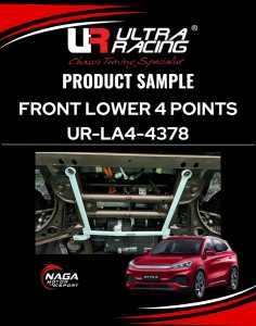 ULTRA RACING SAFETY BAR BYD ATTO 3 FRONT STRUT/ENGINE BAR AND REAR ANTI ROLL BAR