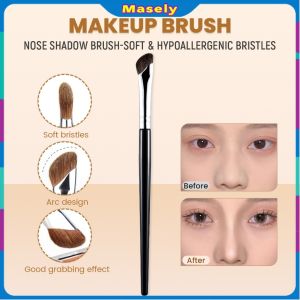 Masely Nose Shadow Brush Angled Contour Makeup Brushes Eyeshadow Cosmetic Sickle BrushMake Up Tool