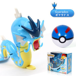 FENAFE【♥️️BEST♥️】Mainan Figure Pokemon Pokeball / Pokemon Ball / Pokemon Figure Deformation / Pokemon Transform Figure / Action Figure Pokemon Pikachu