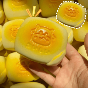SQMETR Stress Relief Squishy Simulated Milk Bread Non-Toxic Pinch Squeeze Super Soft Sensory Fidget Cute Gifts Slow Rising Toy Adults Kids