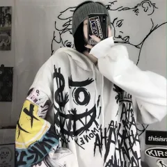 Y2k Emo Women Streetwear Hoodie Spider Punk Zip Up Hoodies Graphic  Oversized Sweatshirt Gothic Harajuku Kpop Alt Men Clothes