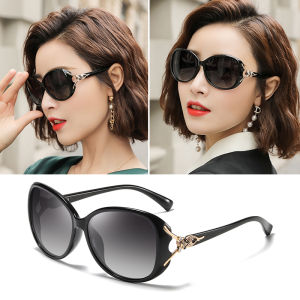 IMPALA QT102W Diamonds Frame Real Polarized Sunglasses for Women 100% Anti Glare Anti UV HD Lens Block Sunshine Womens High Quality Luxury Sunglasses