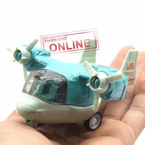 Máy Bay Trực Thăng/Chiến Đấu Bằng Hợp Kim Phiên Bản Hoạt Hình -Có Chức Năng Kéo Lùi
