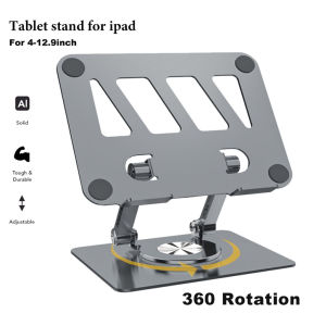 Tablet Stand Holder 360 Rotating Long Arm Adjustable Aluminum Phone Live Desk Stand