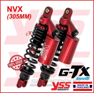 YSS NVX (305MM) GTX [Free Heavy Duty Spring]. Adjustable absorber TwinShock G-TX NVX Yamaha Original Thailand YSS