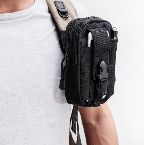 Tactical Molle Pouch Belt Waist Pack Bag Small Pocket Oxford