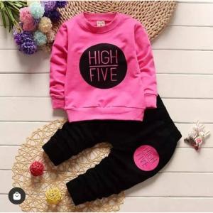 Setelan Anak perempuan Setelan Anak Sehari-hari Setelan HIGH FIVE