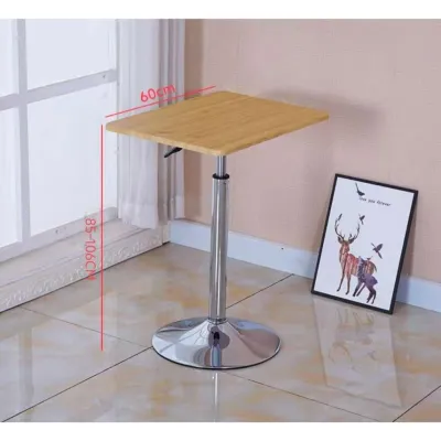 Round/Square Coffee Center Table for Living Room High Bar Table Adjustable Dining Table Side Table