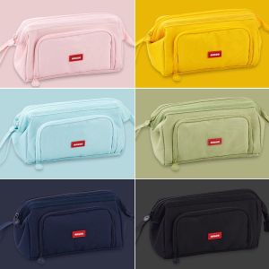 Bóp viết vải ANGOO. Chất liệu vải Canva chắc chắn ngăn chứa siêu to và dây đeo tiện lợi Túi bút vải nhiều mầu sắc cá tính