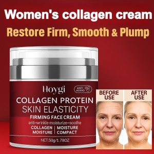 HOYGI Collagen Anti-Wrinkle Cream Improve Fine Lines Nourishing  Moisturizing Skin Care Cream Noble Lady Anti-aging Cream