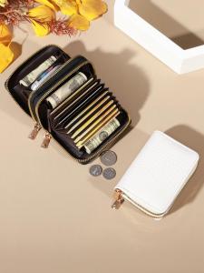 NICS DOMPET KARTU WANITA MOTIF KULIT CROCO MODEL 2 RESLETING