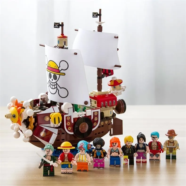 One Piece Luffy Building Block  Lego One Piece Thousand Sunny