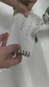 WH Waterproof Pocket Weather Pocket Notepads With Lined Pages For Outdoor Home Office College School