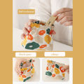 Mini Shrapnel Printed Lipstick Bag Storage Bag Keys Coins Makeup Bag Waterproof Pouch Organizer. 