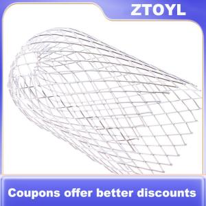 【ZTOYL】 4pcs kim loại nhôm lọc lưới máng xối lá mảnh vỡ bùn bẫy bảo vệ cống ống Bìa downpipe máng xối hệ thống không thấm nước