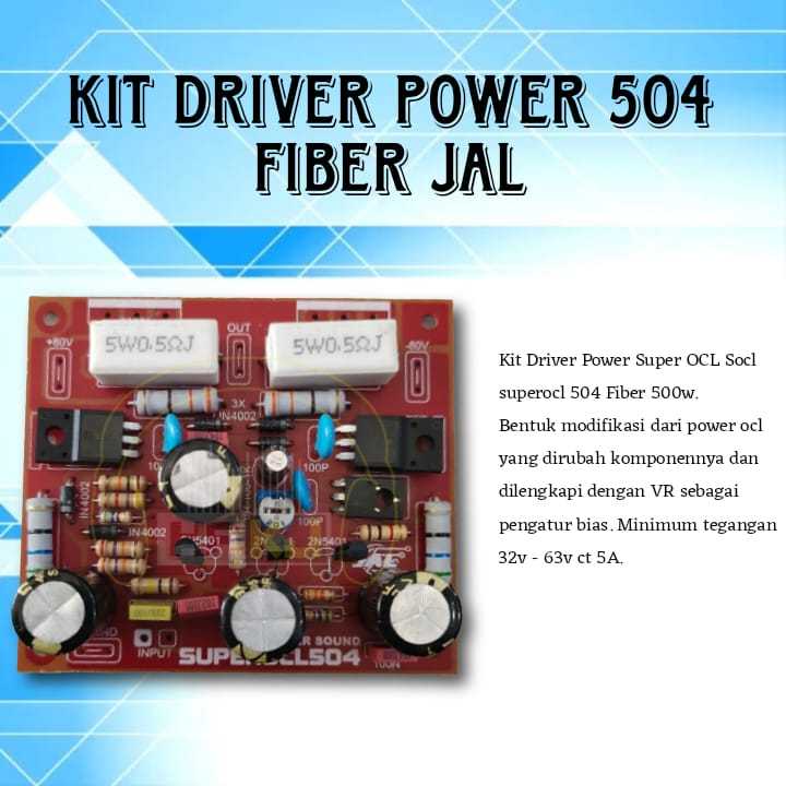 KIT SUPER DRIVER SOCL 504 JAL driver socl 504 merk JAL | Lazada Indonesia