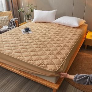 100% Waterproof Mattress Protector Bed Cover Hypoallergenic Bed Sheet Fitted Sheet Machine Washable Single/Double/Full/Queen/King size
