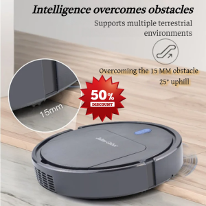 Compact and Efficient Smart Automatic Sweeper with Charging Function for Home Cleaning