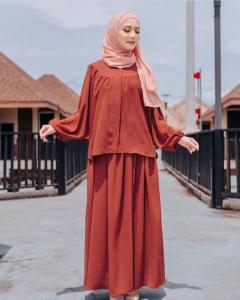 One Set Rok Remaja Kekinian Bahan Super aman tersedia ukuran M L XL XXL 3XL 4XL 5XL