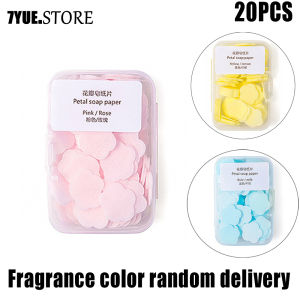 Disposable Portable Floral Soap Paper Hand Soap Mini Petal Travel Soap Hand Washing Tablets