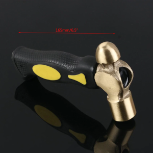 Brass Hammer Beating DIY Making Personalizing Metal Stamping Tools Double-Face Mallet Head Leather Craft