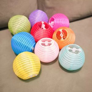 Combo 10/20 Cái Lồng Đèn Vải Mini Size 7.5cm Nhiều Màu Sắc Dùng Trang Trí.