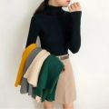 COD + FREE ONGKIR / baju kerah panjang leher / baju wanita lengan panjang terbaru 2021 kaos kerah tinggi wanita baju kerah tinggi wanita sweater rajut kerah tinggi wanita rajut kerah tinggi wanita kaos wanita kerah leher tinggi sweater kerah tinggi wanit. 
