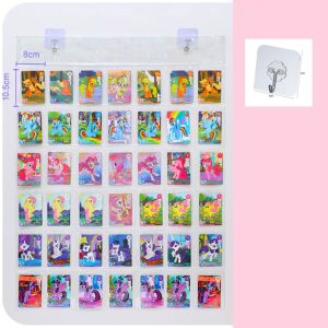 COMEMECO 42/48 Grids Display Rack Bar Badge Display Transparent Dust Bag  Large Capacity Card Keep Holder