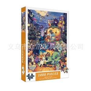 50 mẫu tranh ghép hình 1000 mảnh anime onepiece naruto pokemon pikachu totoro conan Xếp hình 1000 mảnh phát triển tư duy