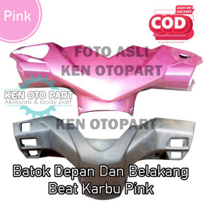 Batok Kepala Depan Belakang Motor Honda Beat Karbu Warna Pink