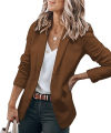 CFJ Women Blazer Blazeer Woman Lady Formal Office OL Work Suit Pockets Jackets Coat Single Button Spring Autumn 1028. 