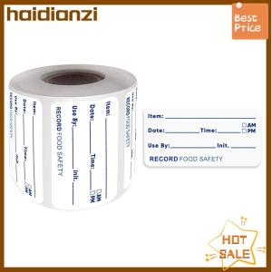haidianzi 500PCS/ROLL KITCHEN Sticker ตู้เย็นตู้แช่แข็ง Food Storage date Content LABEL