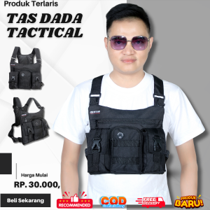 Akhtar Tas dada Selempang pria tactical terbaru
