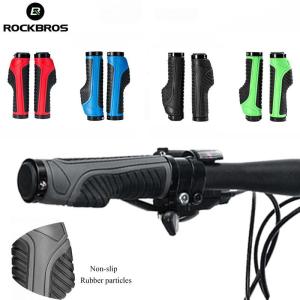 【Giao hàng địa phương】ROCKBROS Tay Cầm Xe Đạp Tay Nắm Ghi Đông Bằng Cao Su Khóa Kép Cho Xe Đạp Đường Trường MTB Tay Cầm Xe Đạp Mềm Chống Trượt Chống Sốc Tay Lái Bmx