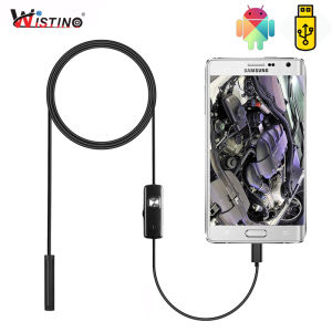 [Wistino] กล้องเอนโดสโคป กล้องงู กันน้ำ ขนาดเล็ก 5.5 mm. ยาว 1/2/5m. หัวเสียบ USB 3in1 (Type C + Android + USB) ต่อกับ โทรศัพท์ แล็ปท็อป คอมพิวเตอร์ โน๊ตบุ๊ค พีซี