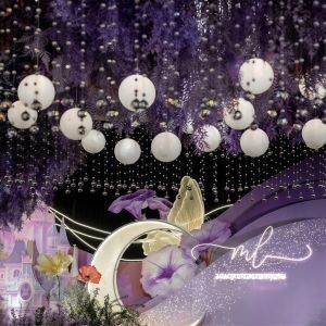 10 heads/set Wedding Decoration chandeliers milky-white ball bubble lamp birthday Party Warm Light