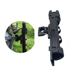 Outdoor Fishing Rod Carrier Holder Adjustable Vehicle Mount for Motorcycle Easy Carry Fishing Gear