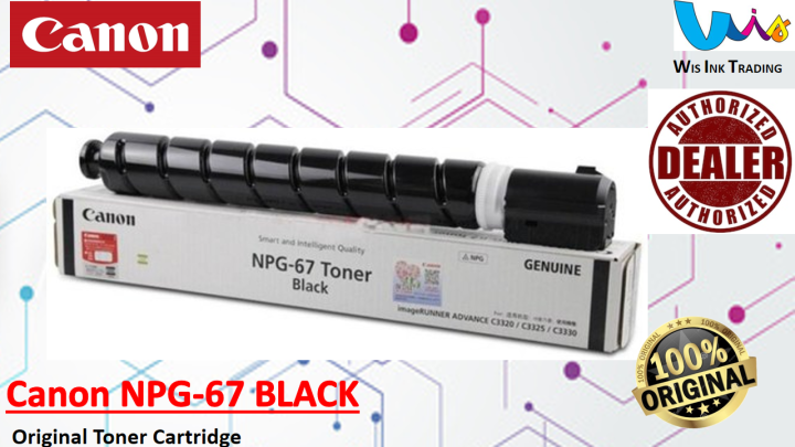 Canon NPG 67 Black Original Toner Cartridge Npg-67