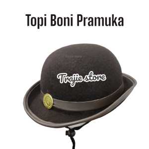 Topi Boni Pramuka Putri Bahan Laken/Bludru putri/siaga/penggalang/penegak topi pramuka topi boni