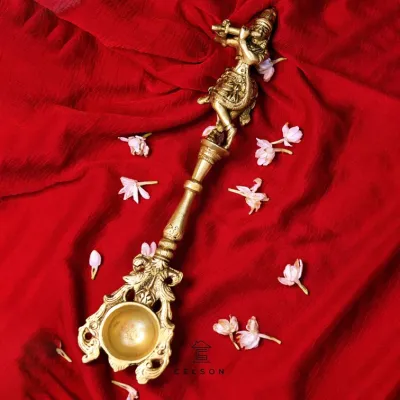 Celson By Sonamm Singh ( SG Seller ) Brass Krishna brass showpiece